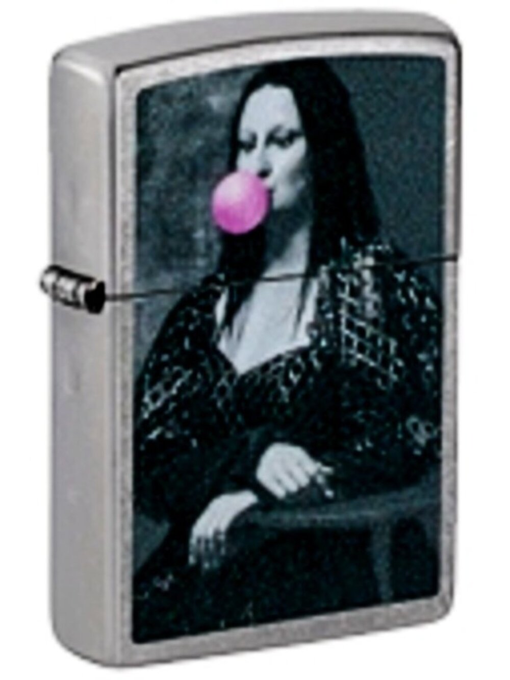 Pop Art Bubble Gum Chrome  Zippo Lighter